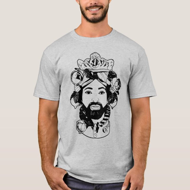 Sicilian Testa di Moro T Shirt (Framsida)