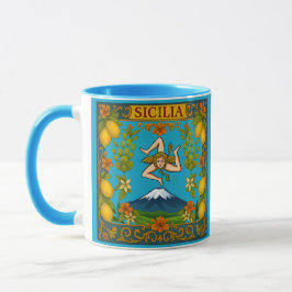 Sicilian Trinacria Design  Mugg