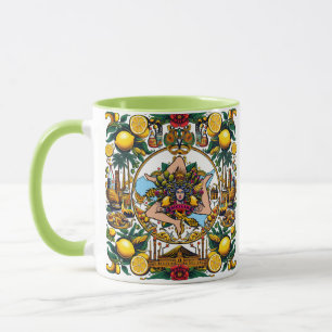 Sicilian Trinacria Design Mugg