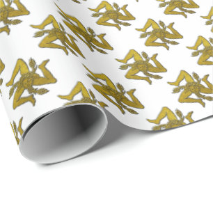 Sicilian Trinacria och din färg Presentpapper