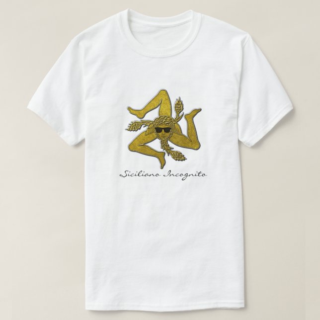 Siciliano inkognito t shirt (Design framsida)