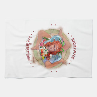 Sicilians är uppseendeväckande kökshandduk