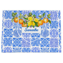 Siciliansk blåaktig gult citrus Mediterranean azul