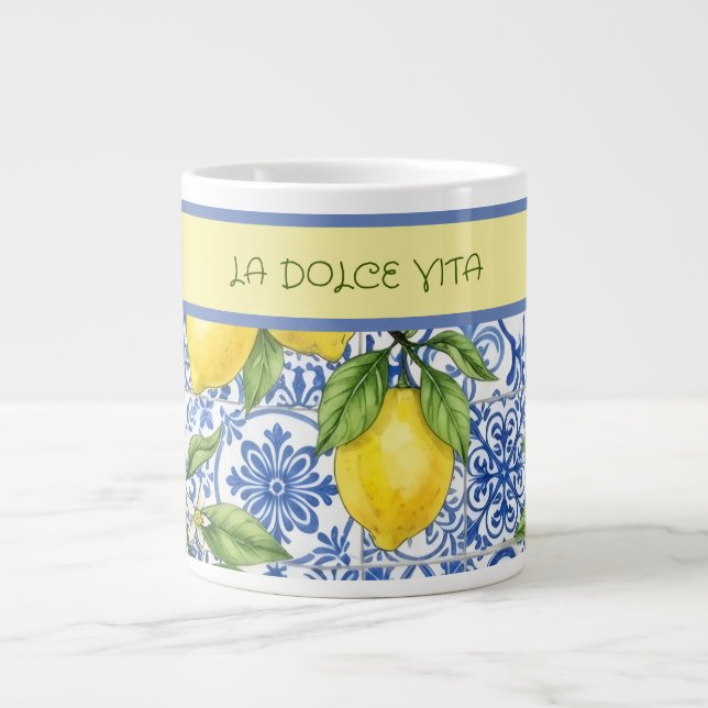 Siciliansk citron jumbo mugg (Framsidan)