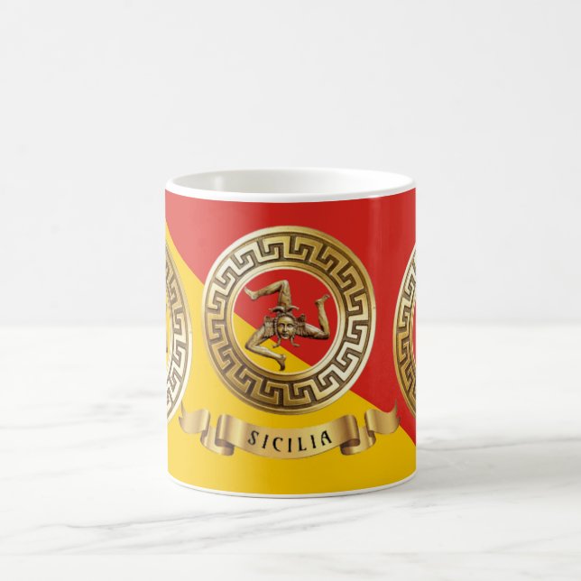 Siciliansk flaggmugg kaffemugg (Center)