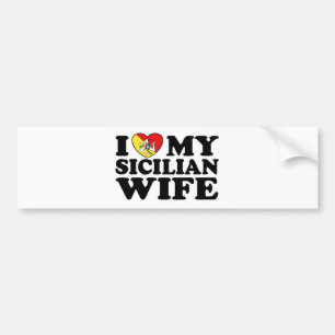 Siciliansk fru bildekal