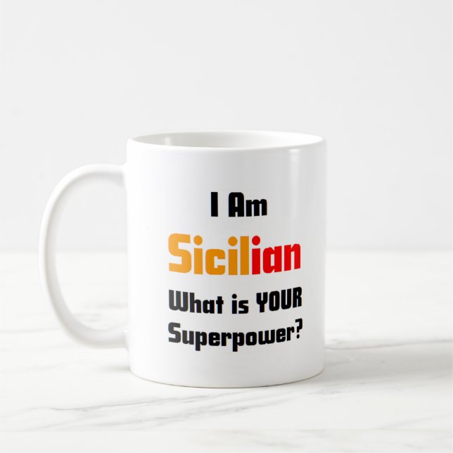 siciliansk kaffemugg (Vänster)