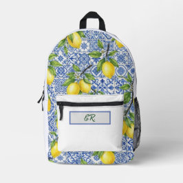 Siciliansk kakel & citron Personlig Back to School