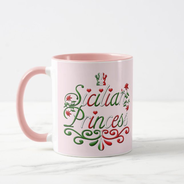 Siciliansk Prinsessa Mugg (Vänster)