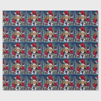 Siciliansk Santa Trinacria jul Presentpapper