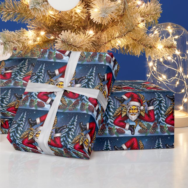 Siciliansk Santa Trinacria jul  Presentpapper (Helgdagar)