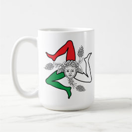 Siciliansk Trinacria Medusa-design Kaffemugg