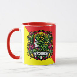 Siciliansk Trinacria-mugg Mugg