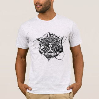 Siciliansk Trinacria Tattoo Stil T-Shirt