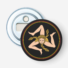 Sicilianska öppnaren för Flaska, Sicilien, Emblem/ Flasköppnare
