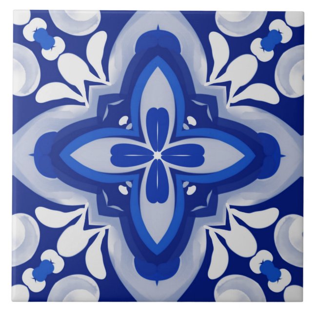 Sicilianska plattor, mosaik, majolica kakelplatta (Framsidan)