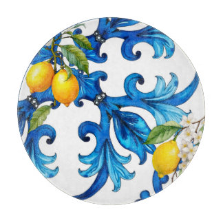 sicilianska,sommar,citron,mosaik,blå