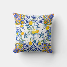 Sicilianska stil,sommarkonst Cushion Kudde