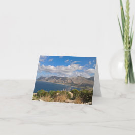 Sicilianskt kusten-kort. Tom för ditt eget meddela Kort