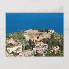 Sicilien - Ancient Theater of Taormina vycard Vykort