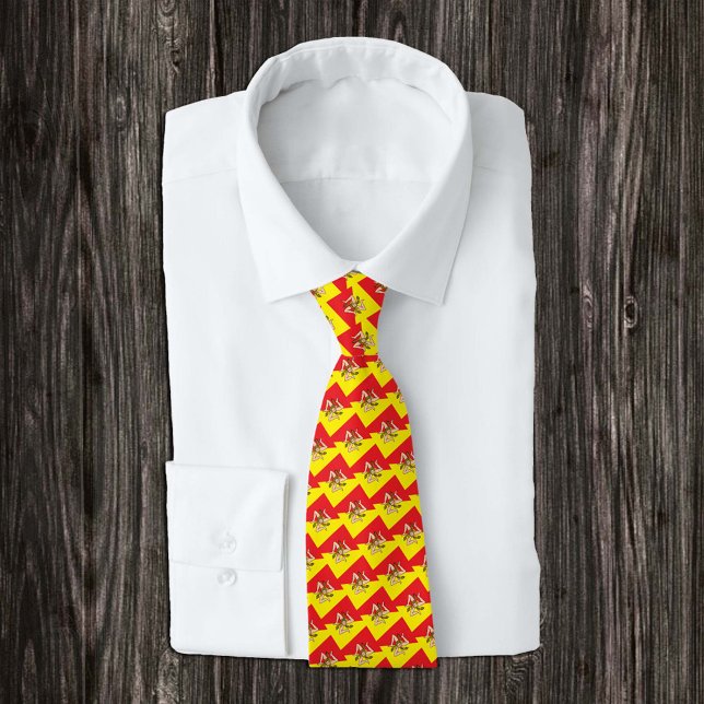 Sicilien business mode Ties, Sicilien Flagga Slips (Skapare uppladdad)