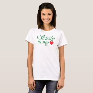 Sicilien i mitt hjärta t shirt