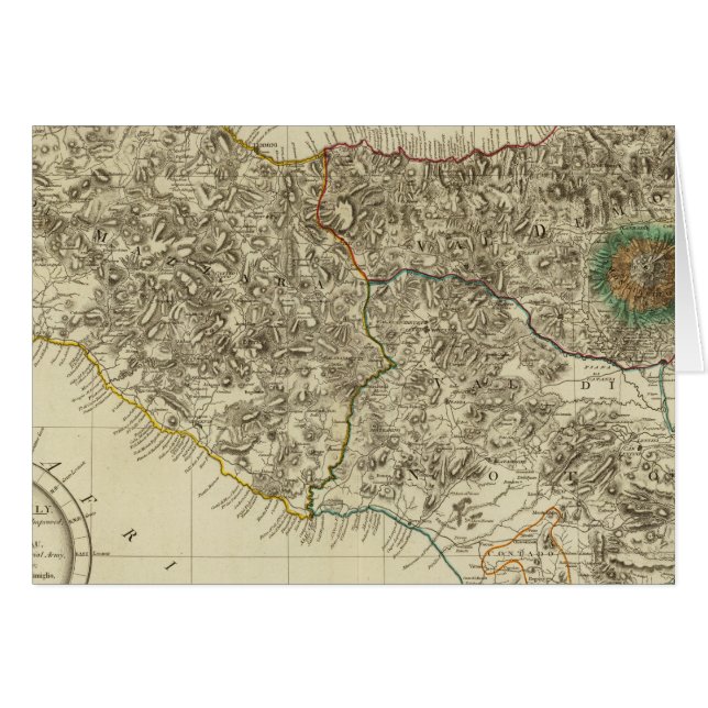 Sicilien, Italien Hälsningskort (Framsidan Horizontal)