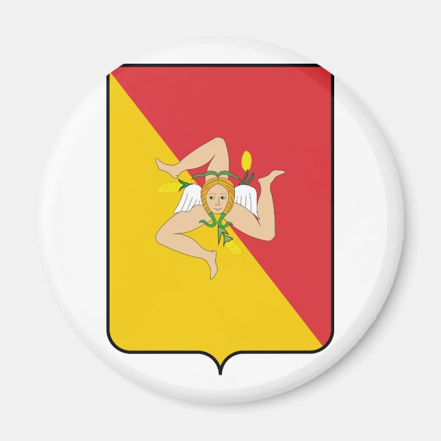 Sicilien, Italien Magnet (Framsidan)