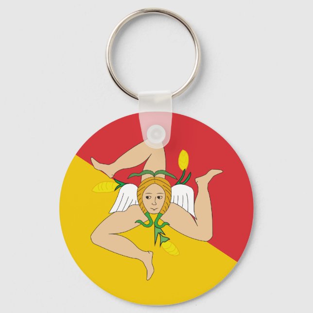 Sicilien, Italien Nyckelring (Framsida)