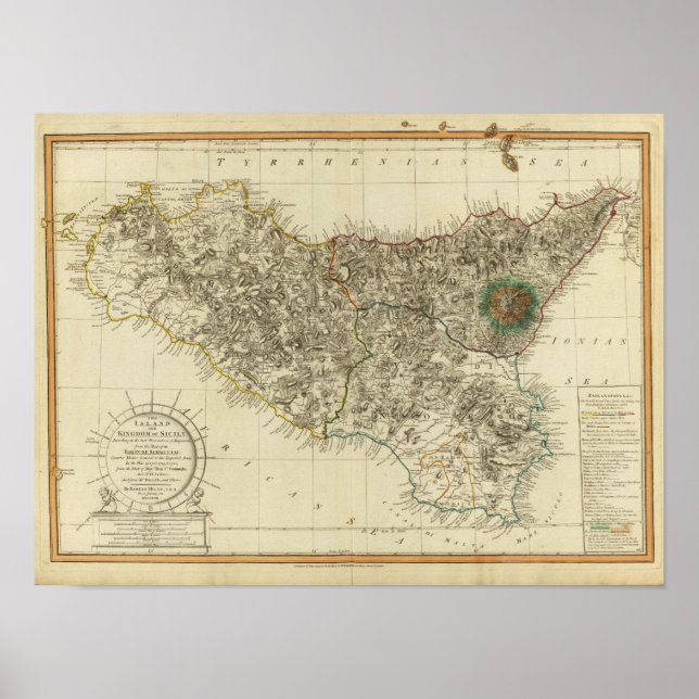 Sicilien, Italien Poster (Framsidan)