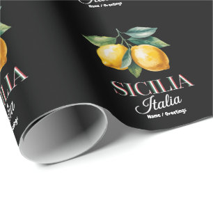 Sicilien Italien Stolta sicilianska färska italien Presentpapper