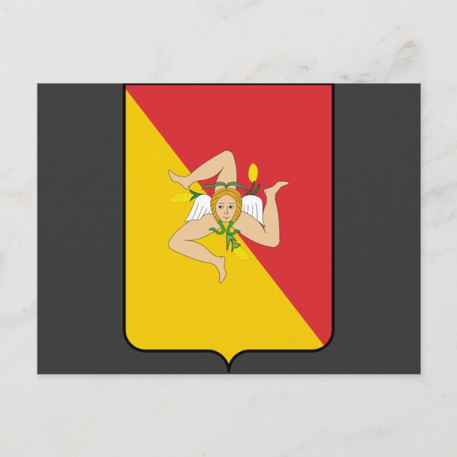 Sicilien, Italien Vykort (Framsida)