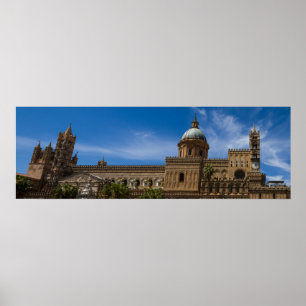 Sicilien - Katedralen i Palermo poster