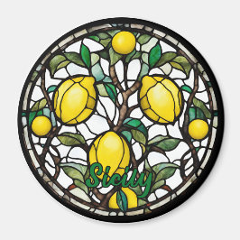 Sicilien Lemonsträd Souvenir Magnet