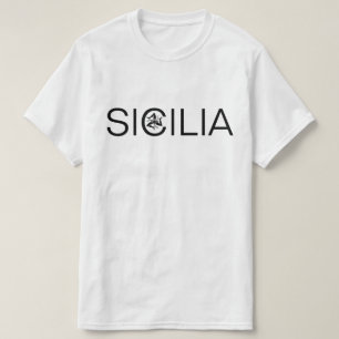 Sicilien och Trinacria T Shirt