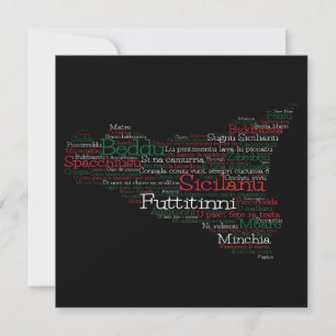 Sicilien Ord Art Karta