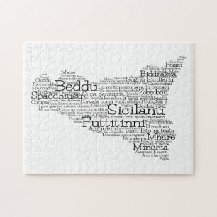 Sicilien Ord Karta Pussel
