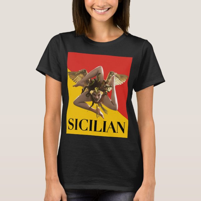 Sicilien - Siciliansk T-Shirt (Framsida)