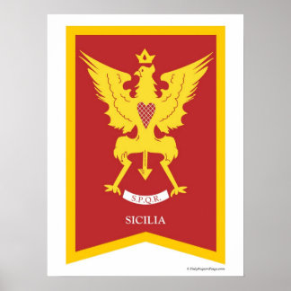 Sicilien Sicilien Italien-regionen Poster
