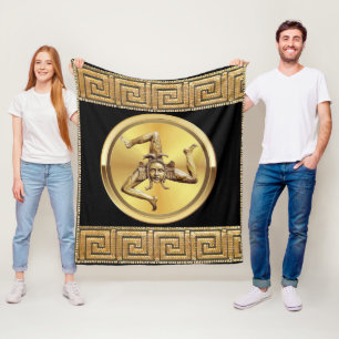 Sicilien symbolfilt fleecefilt