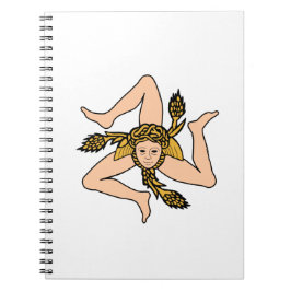 Siciliens Italien Anteckningsbok