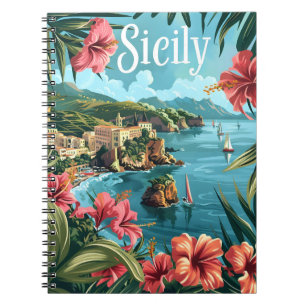Siciliens Italien Anteckningsbok