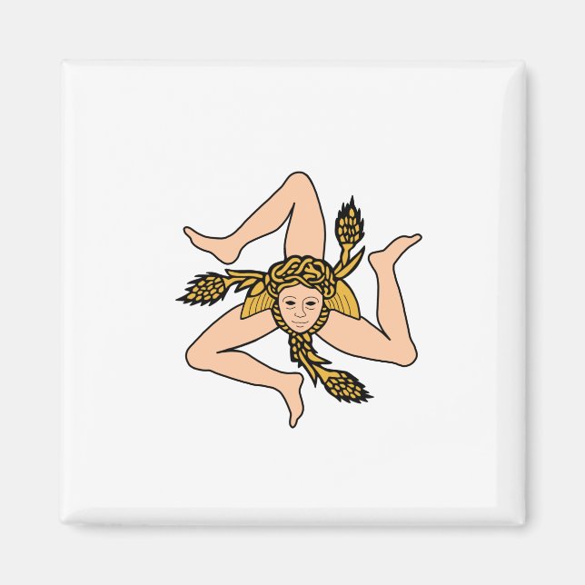 Siciliens Italien Magnet (Framsidan)