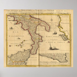 Siciliens Italien Poster