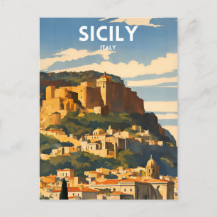 Siciliens Italien Vykort