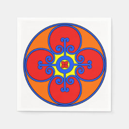 Siciliens Medelhavsdesign Pappersservett