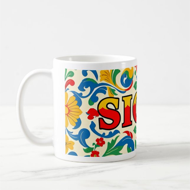 Sicily Classic Mugg, 11 oz Kaffemugg (Vänster)