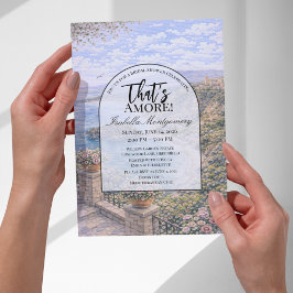 Sicily Coast Italian Themed Bridal Shower Inbjudningar