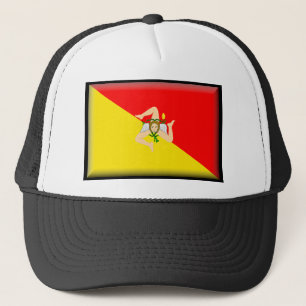 Sicily flagga keps