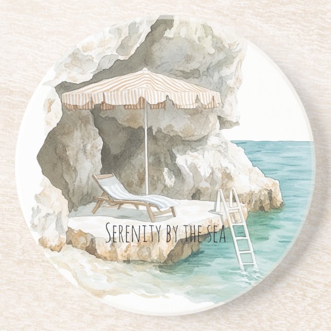 Sicily Italian Ocean Coast Underlägg (Framsidan)